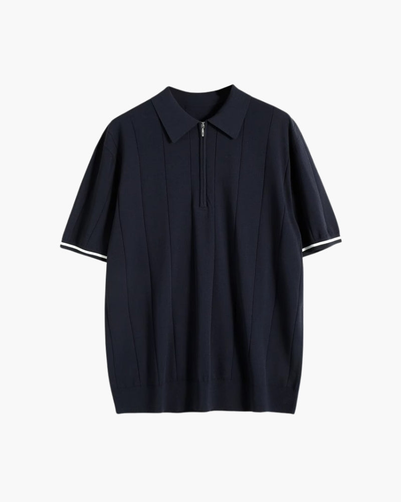Polo Signature com Acabamento Contrastante