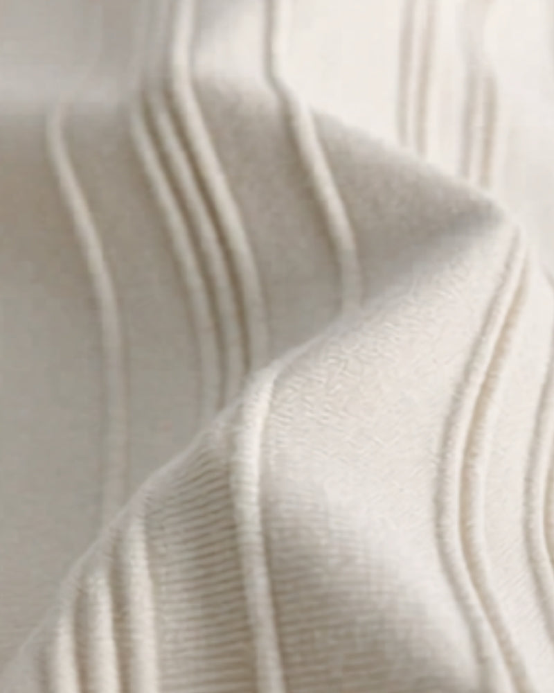 Polo Signature em Tricô com Zíper